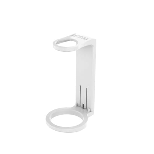Premium Pump ABS Plastic Locking Single Dispenser Bracket, White